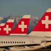 COVID - SWISS Flugzeuge auf Flugplatz